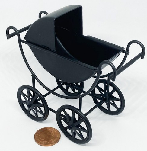 Dolls house victorian pram - house,