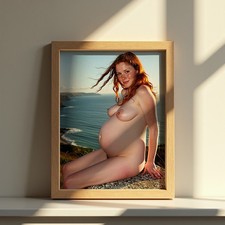 Nude Pregnant Woman - Naked