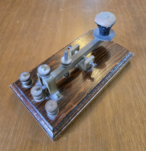 Vintage morse code telegraph - vintage,