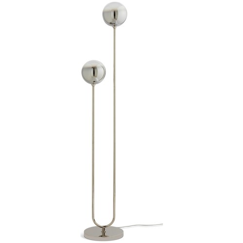Nickel arc floor - lamp, ombre