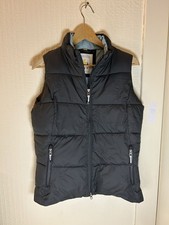 Seasalt Cornwall Ripple Padded Gilet (Size 10) Black Excellent Condition VGC