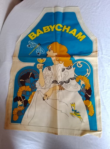 1980s minky apron - apron, new