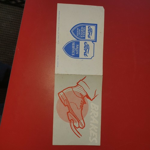 Ford dealer service brakes - ford,