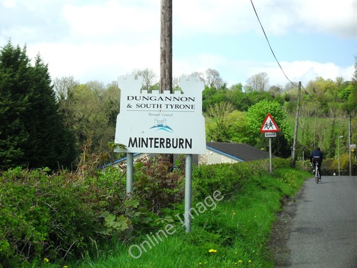 Photo 12x8 entering minterburn - entering,