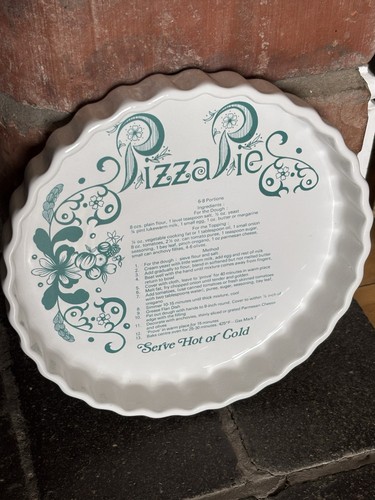 Vintage ceramic pizza - ceramic, “pizza