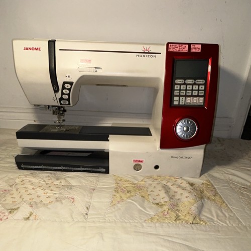 Janome memory craft 7700 - janome, qcp