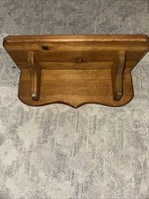 Vintage Wooden Wall Shelf Trinkets  Knick Knack Cottage