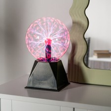 Plasma Ball 6" Touch Sound Reactive Science Ball Light Up Globe Lamp Night Light