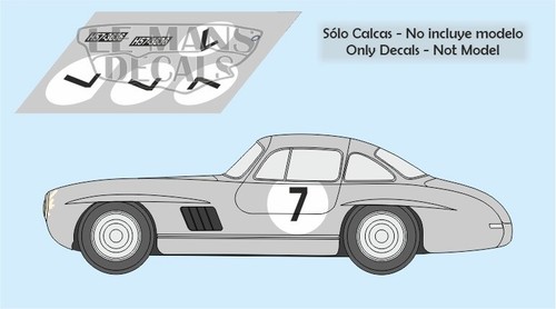 Decals mercedes 300sl - decals, le