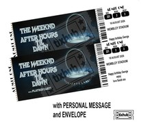 The Weeknd Mock Ticket After