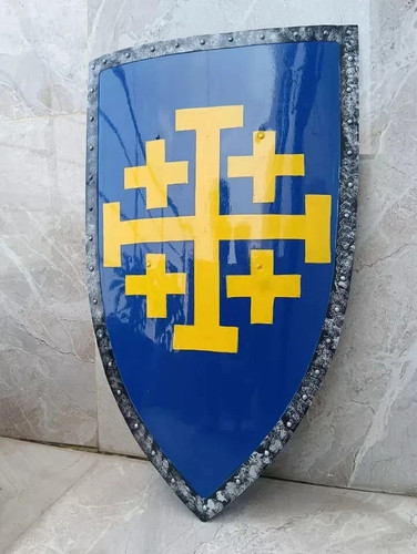 Steel templar shield medieval - steel,