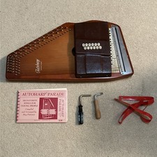 Vintage Oscar Schmidt Autoharp 36 string 12 Chord w Parade Volume 1 & 2 Tuning