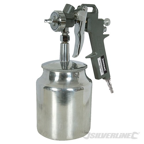 Air spray gun suction - suction, feed
