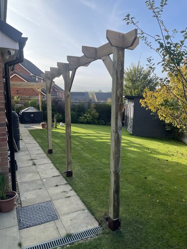 Tanalised wooden timber garden - tanalised,