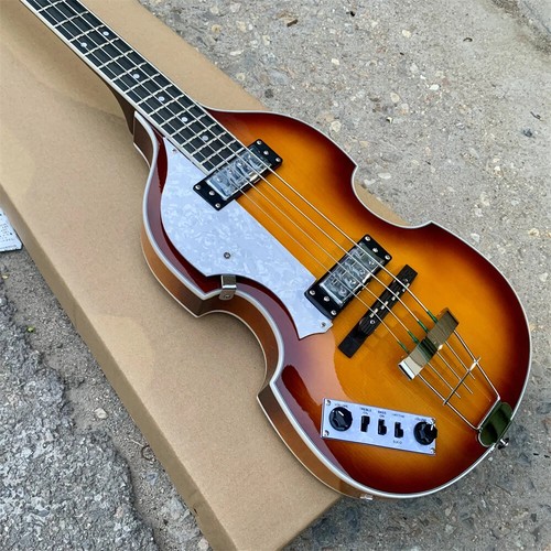Left handed hofner violin bass - left,