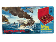 Vintage  Battleships Strategy Board Game By Nubef Made In England 1970s VGC