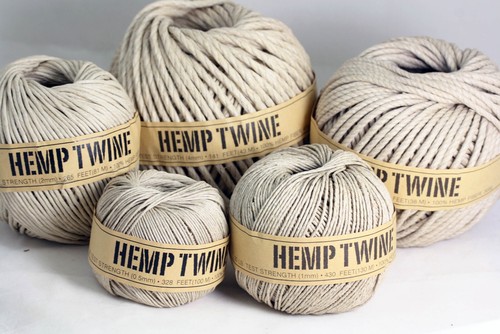 Hemp twine natural 100 - hemp,