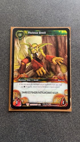Vicious grell wow tcg - vicious,