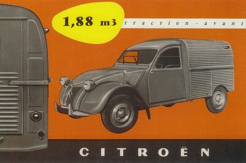 Citroen 2cv fourgonnette van - citroen,