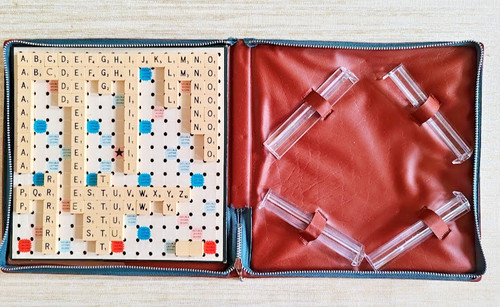 Vintage travel scrabble deluxe - travel,