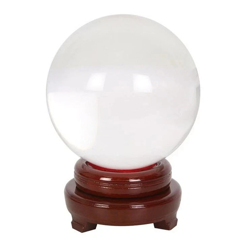Clear crystal ball - crystal, 40mm