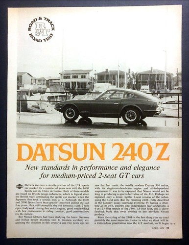 1970 datsun 240 coupe road - datsun, 240-z