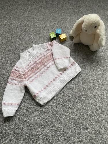 Hand knitted white - hand, fair