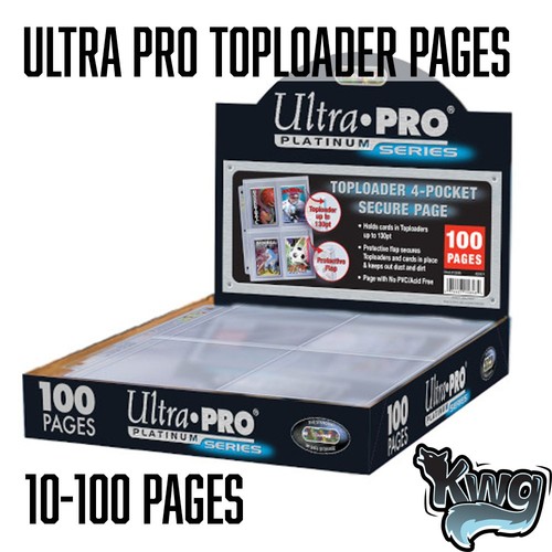 Ultra pro toploader - pro, 4-pocket