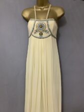 Designer Temperley Drape Embellished Maxi Gown Wedding Bride Dress UK 8 36
