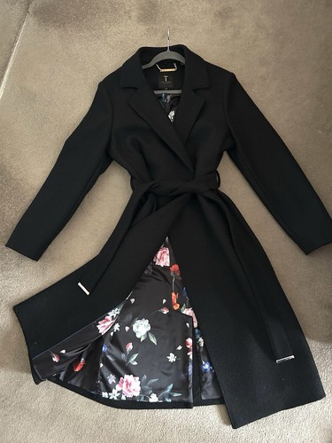 Ted baker black wool - baker, wrap