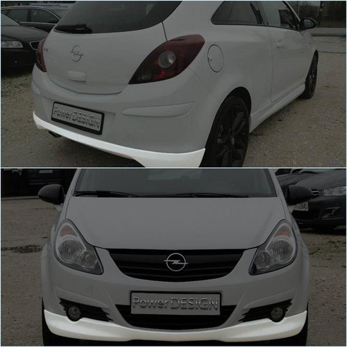 Front rear bumper spoiler - front,