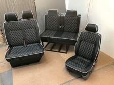 VW T5 T6 Rock and Roll Bed Seatbelts Gas Assist Strut & 2+1 Same Front Seat Set 