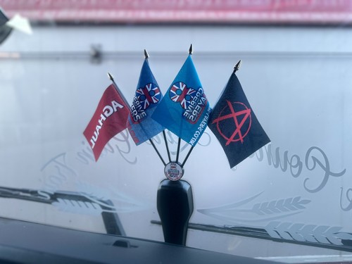 Hgv van dashboard flag set - hgv,