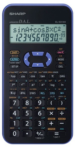 Sharp 531xbvl calculator - sharp, el-531xbvl
