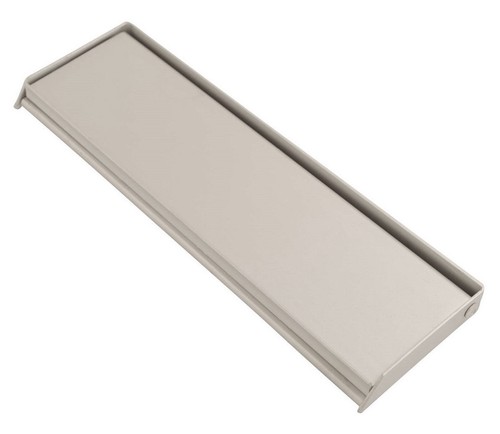 Aluminium letter plate - aluminium,