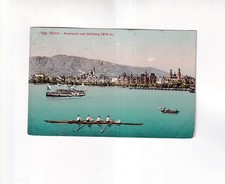 8870) ZURICH - Alpenquai and Uetliberg - SHIP ROWING BOAT 1909