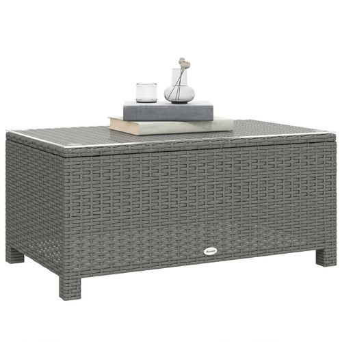 Outsunny garden rattan side - outsunny,