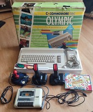 Commodore 64C (C64) Olympic Challenge computer/console – boxed + extras, working