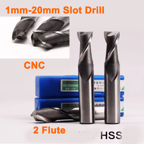 1mm 20mm slot drill - 1mm-20mm,