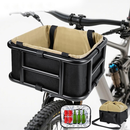 Bike basket liner bag - basket,