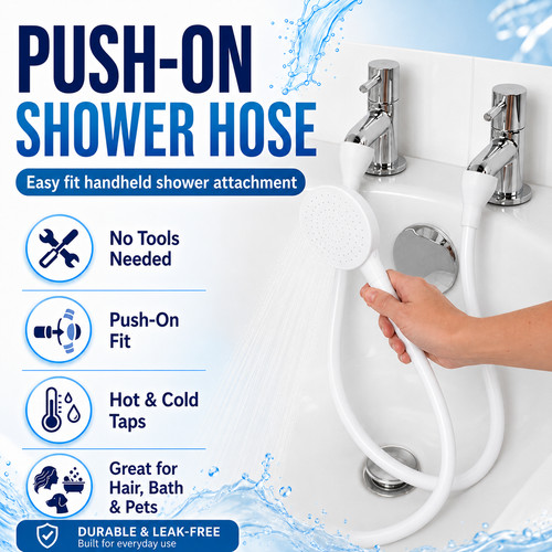 Shower attachment for bath - for,