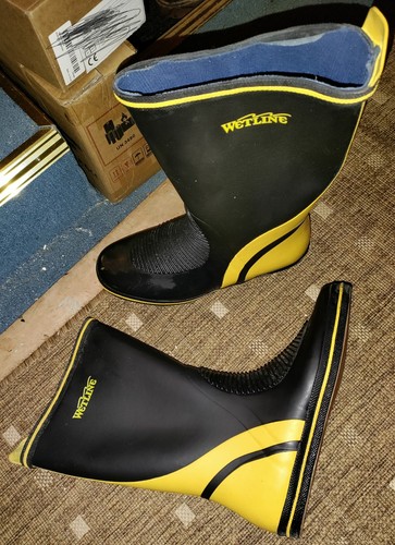 Yellow and black wetline - and,