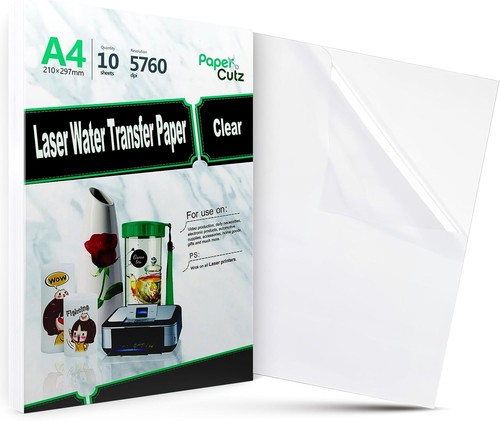 Laser clear white water - laser, a4