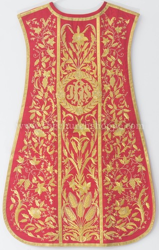 Red spanish fiddleback - red,