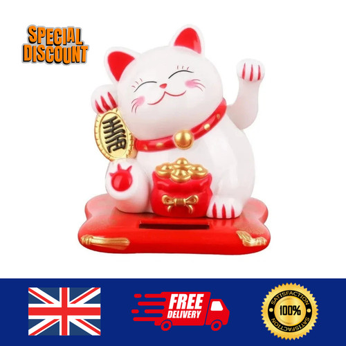 Solar powered chinese maneki - solar,