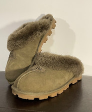 UGG WOMENS SIZE 11 COQUETTE SLIPPERS 5125 OLIVE