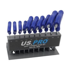 US PRO 10pc T-Handle Torx Key