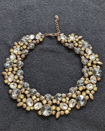 Stunning diamante collar - diamante,