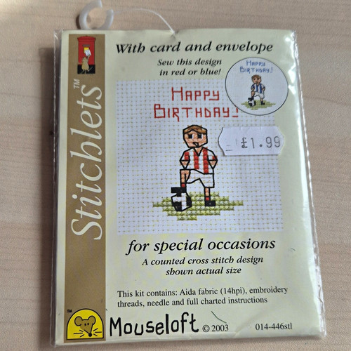 Mouseloft happy birthday cross - mouseloft,
