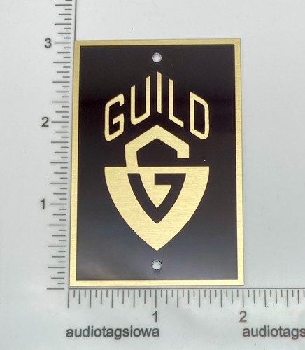 Guild guitar case logo - guild, badge